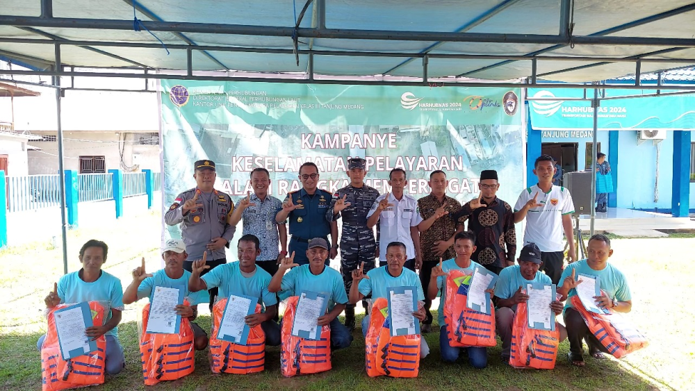 Kampanye Keselamatan Kantor UPP Kelas III Tanjung Medang