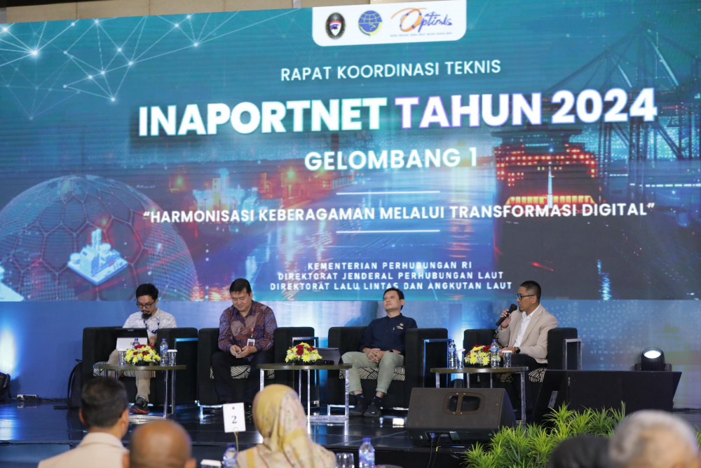 HARMONISASIKAN TRANSFORMASI DIGITAL DI PELABUHAN, KEMENHUB GELAR RAKORNIS INAPORNET