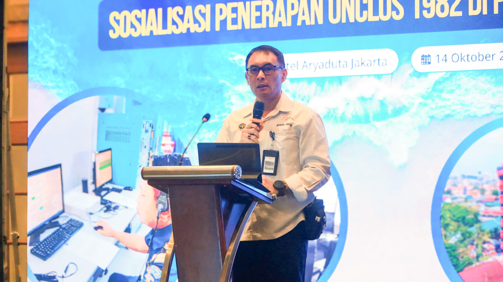 PERKUAT POSISI INDONESIA SEBAGAI POROS MARITIM DUNIA, KEMENHUB GELAR SOSIALISASI PENERAPAN UNCLOS 1982