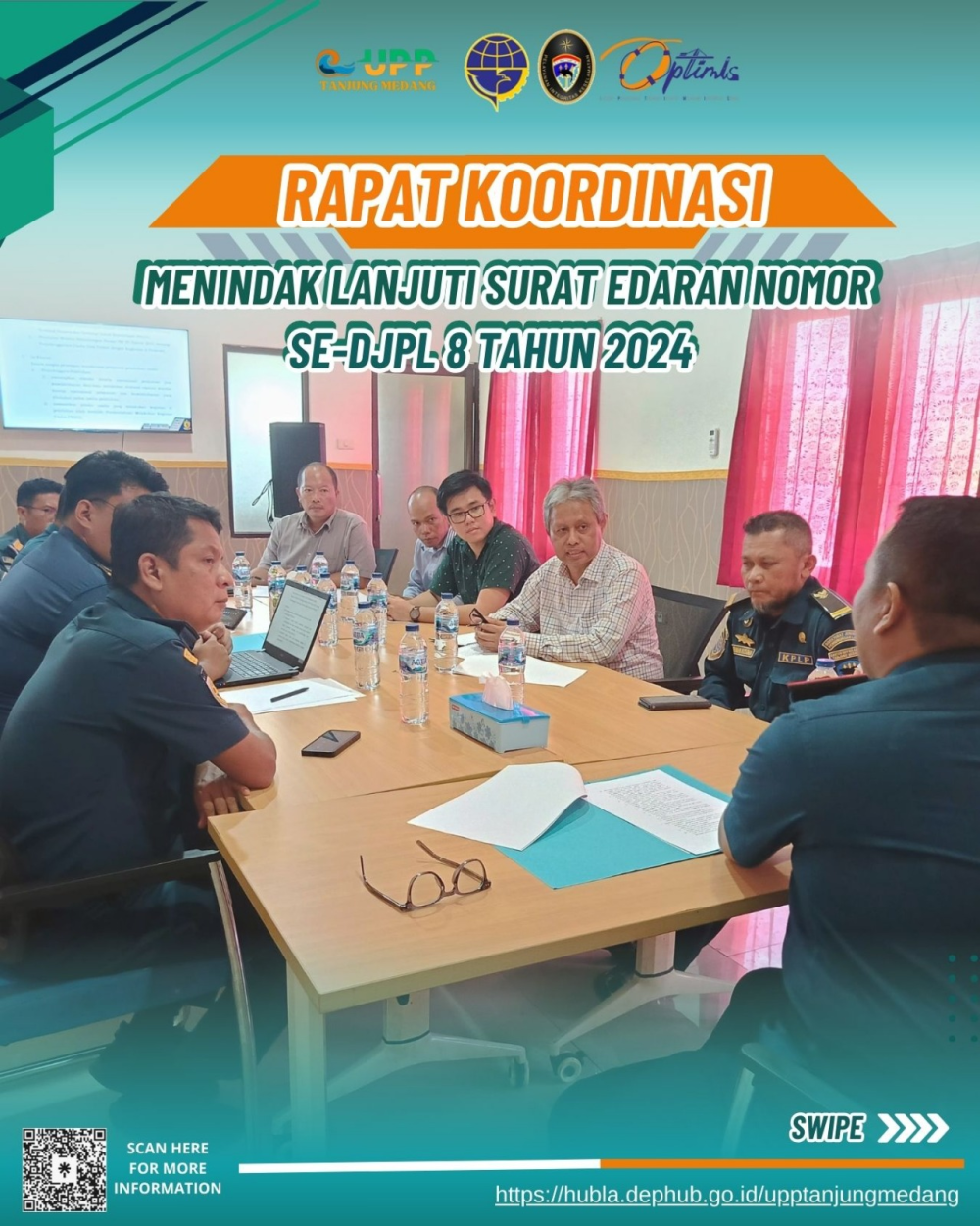 Menindak Lanjuti Surat Edaran Nomor SE -DJPL 8 Tahun 2024 Tentang Standarisasi Pelayanan Pelabuhan