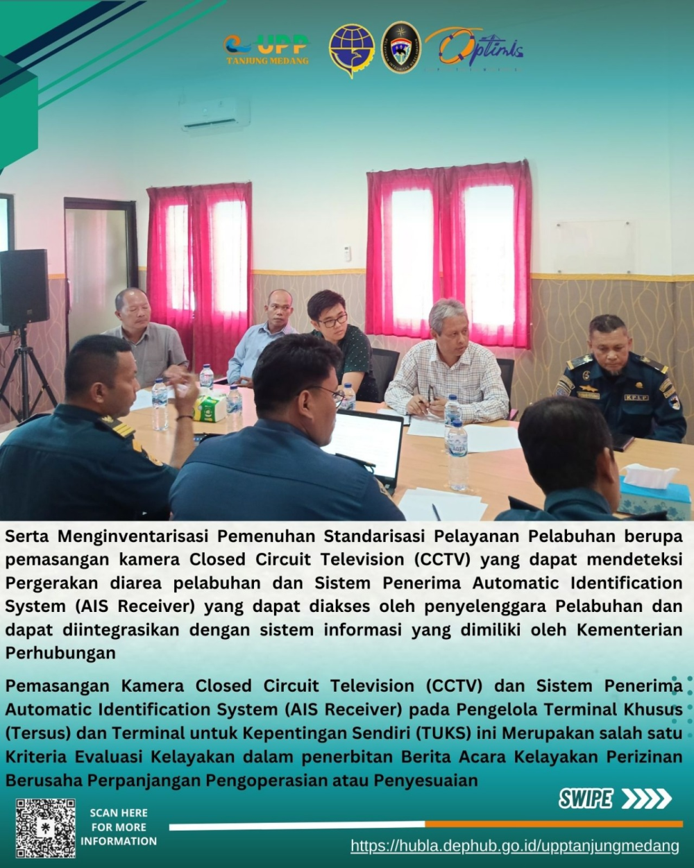 Menindak Lanjuti Surat Edaran Nomor SE -DJPL 8 Tahun 2024 Tentang Standarisasi Pelayanan Pelabuhan