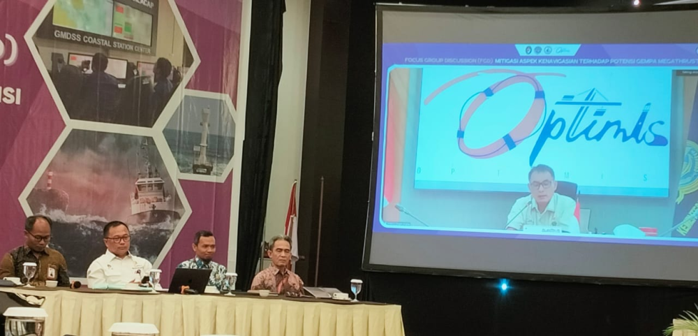 KEMENHUB SELENGGARAKAN FGD MITIGASI ASPEK KENAVIGASIAN TERHADAP POTENSI GEMPA MEGATHRUST