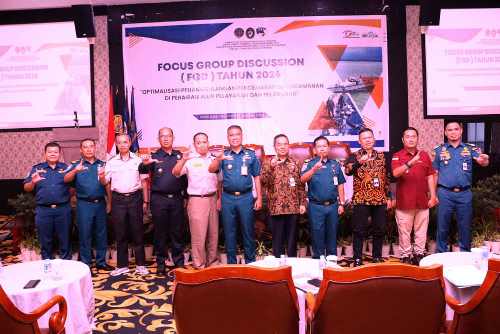 FGD PENANGGULANGAN PENCEMARAN DAN KEAMANAN DI PERAIRAN ALUR PELAYARAN DAN PELABUHAN DI TANJUNG BALAI KARIMUN