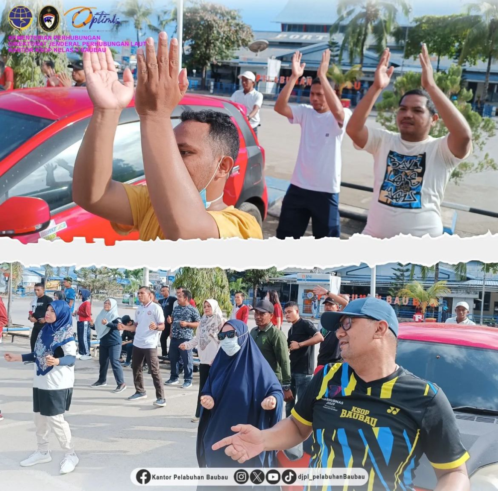 SENAM PAGI KANTOR  KSOP KELAS II BAUBAU