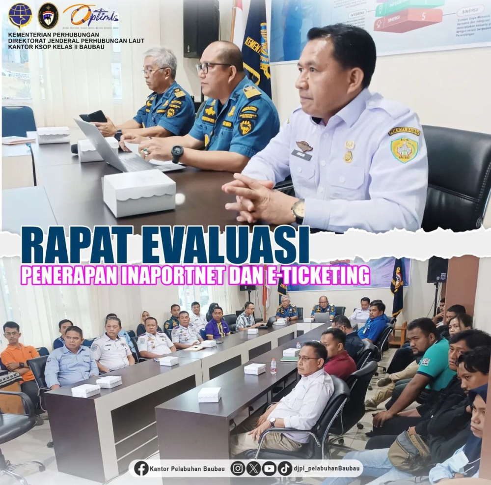 Rapat Penerapan Evaluasi Inaportnet dan E-ticketing