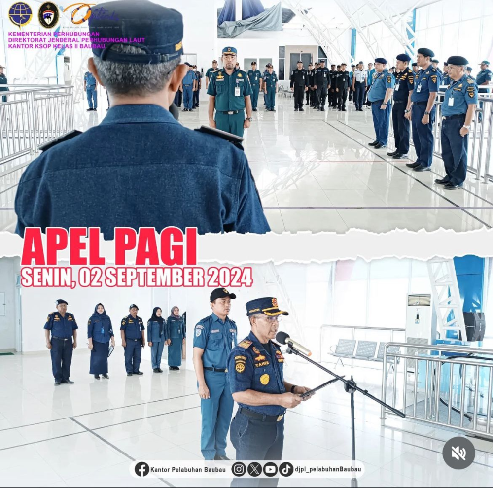 APEL PAGI KANTOR KSOP KELAS II BAUBAU