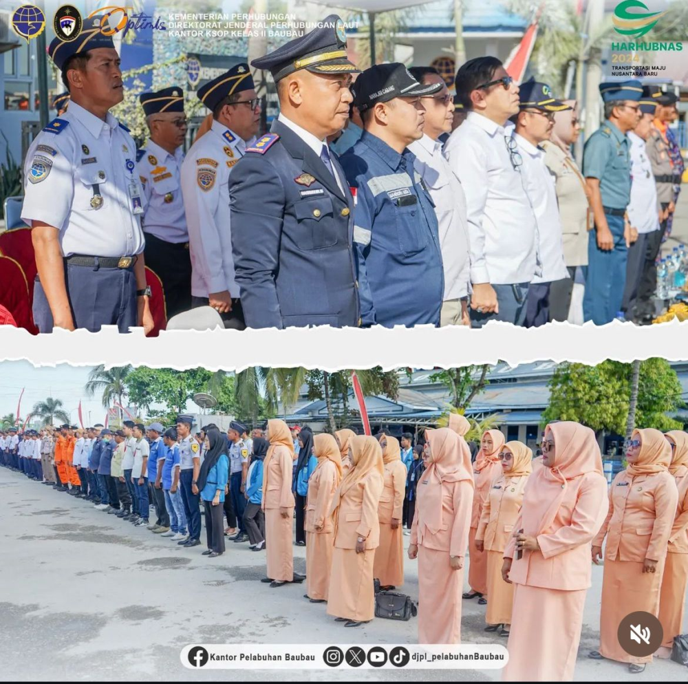 UPACARA BENDERA DALAM RANGKA HARHUBNAS 2024