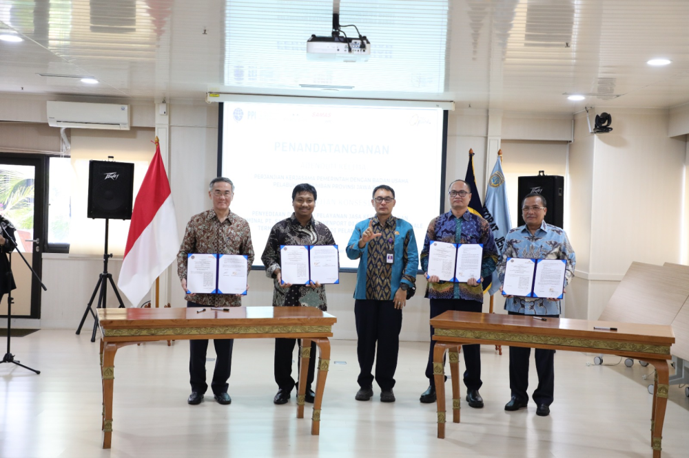 Perkuat Konektivitas Maritim, Kemenhub Tandatangani Tiga Perjanjian Strategis Pelabuhan