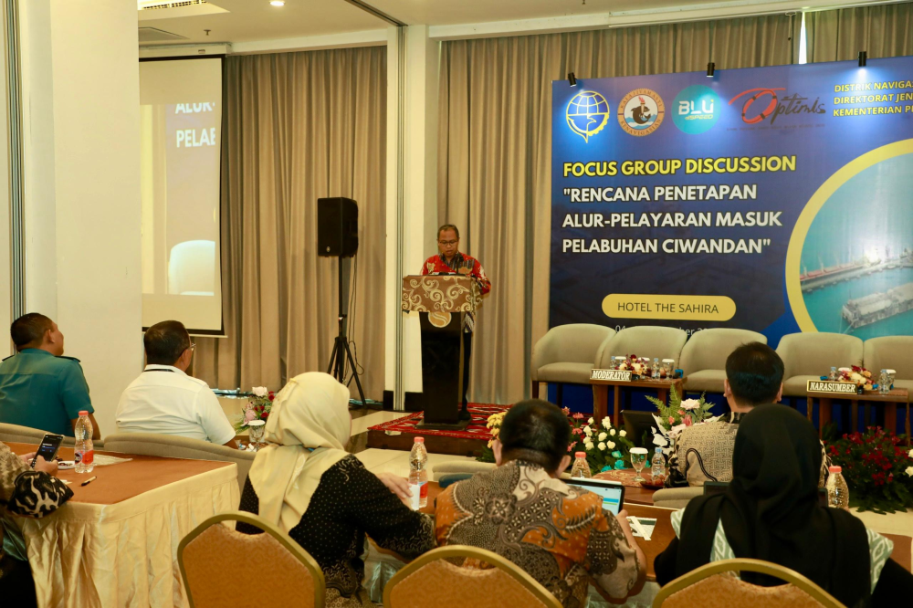 DUKUNG KESELAMATAN PELAYARAN LINTAS JAWA-SUMATERA, KEMENHUB TETAPKAN ALUR PELAYARAN DAN ZONA LABUH PELABUHAN CIWANDAN BANTEN