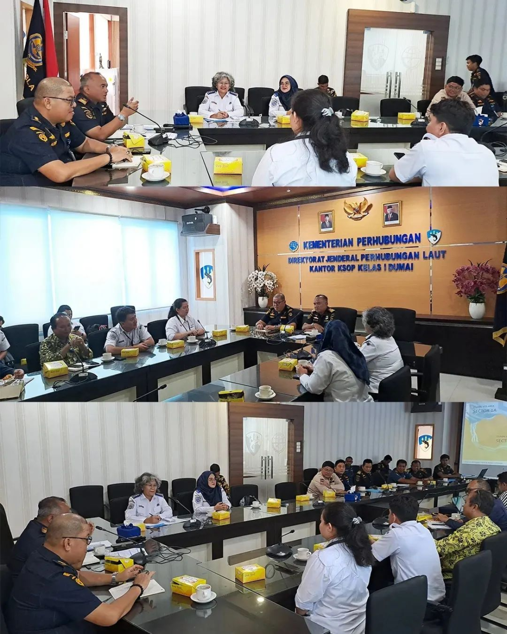 KUNJUNGAN KERJA TIM PUSAT FASILITASI KEMITRAAN DAN KELEMBAGAAN INTERNASIONAL (PFKKI) KEMENHUB