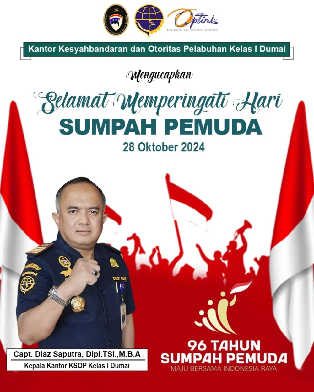 Selamat memperingati Hari Sumpah Pemuda 28 Oktober 2024