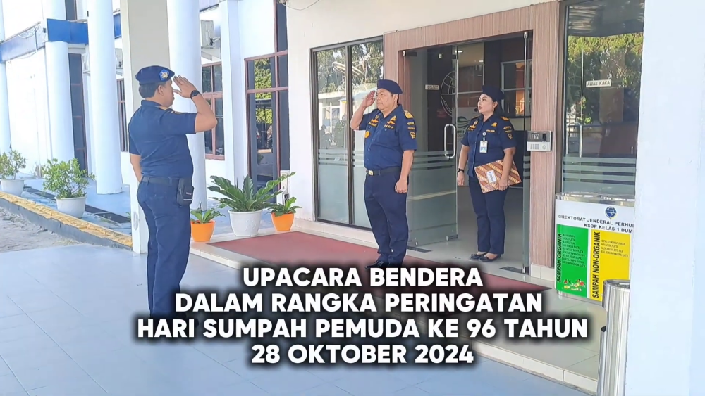 UPACARA BENDERA DALAM RANGKA PERINGATAN HARI SUMPAH PEMUDA YANG KE 96 TAHUN