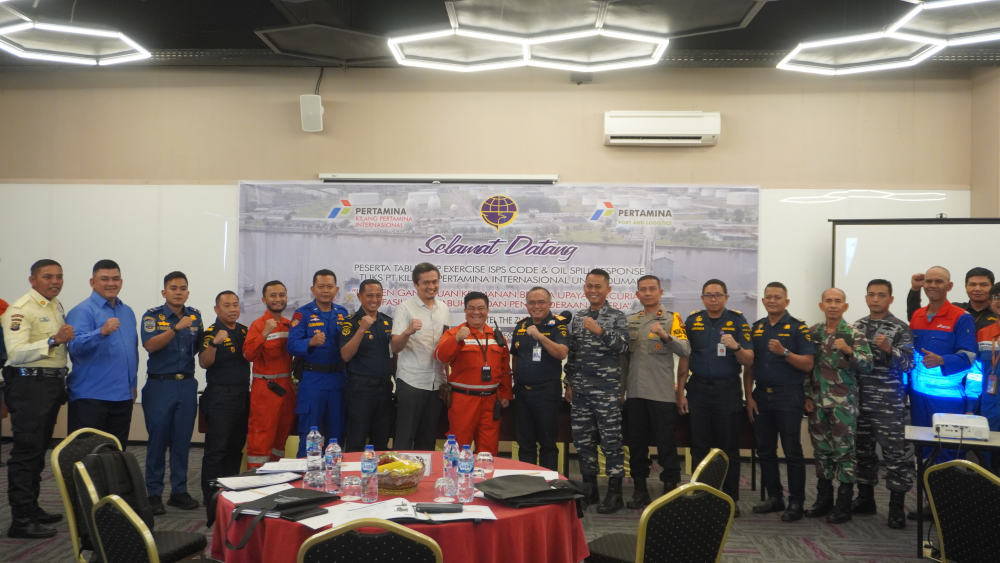 KEPALA KANTOR KSOP KELAS I DUMAI MEMBUKA KEGIATAN TABLE TOP ISPS CODE TUKS PT. KPI RU II DUMAI