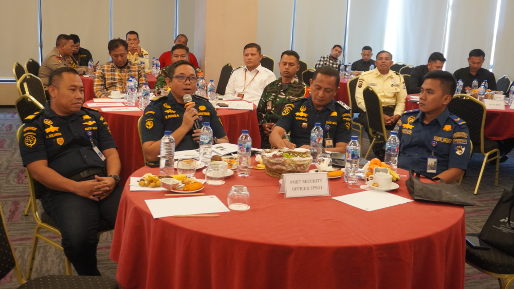 KEPALA KANTOR KSOP KELAS I DUMAI MEMBUKA KEGIATAN TABLE TOP ISPS CODE TUKS PT. KPI RU II DUMAI