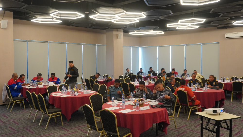 KEPALA KANTOR KSOP KELAS I DUMAI MEMBUKA KEGIATAN TABLE TOP ISPS CODE TUKS PT. KPI RU II DUMAI