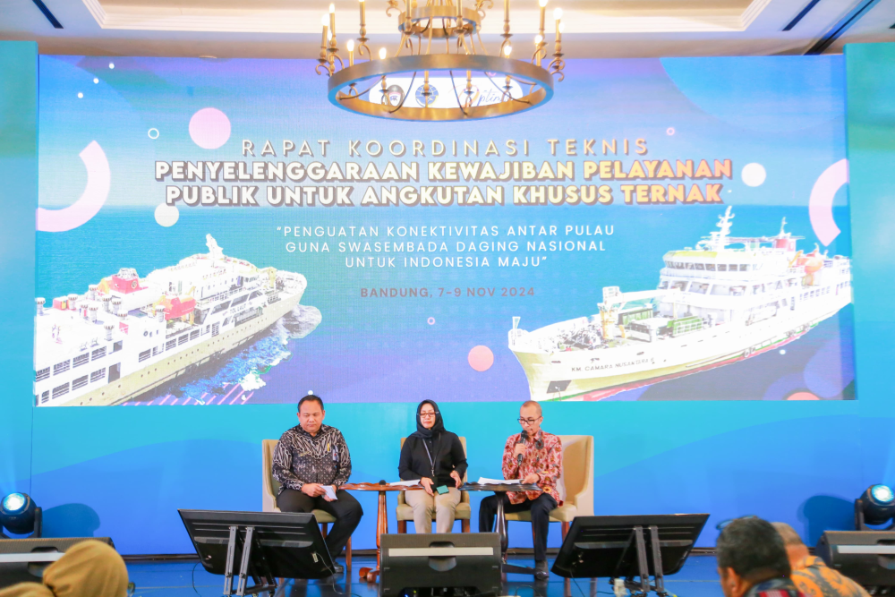 Perkuat Konektivitas Antar Pulau untuk Mendukung Ketahanan Pangan dan Swasembada Daging Nasional, Kemenhub Gelar Rapat Koordinasi Kapal Ternak