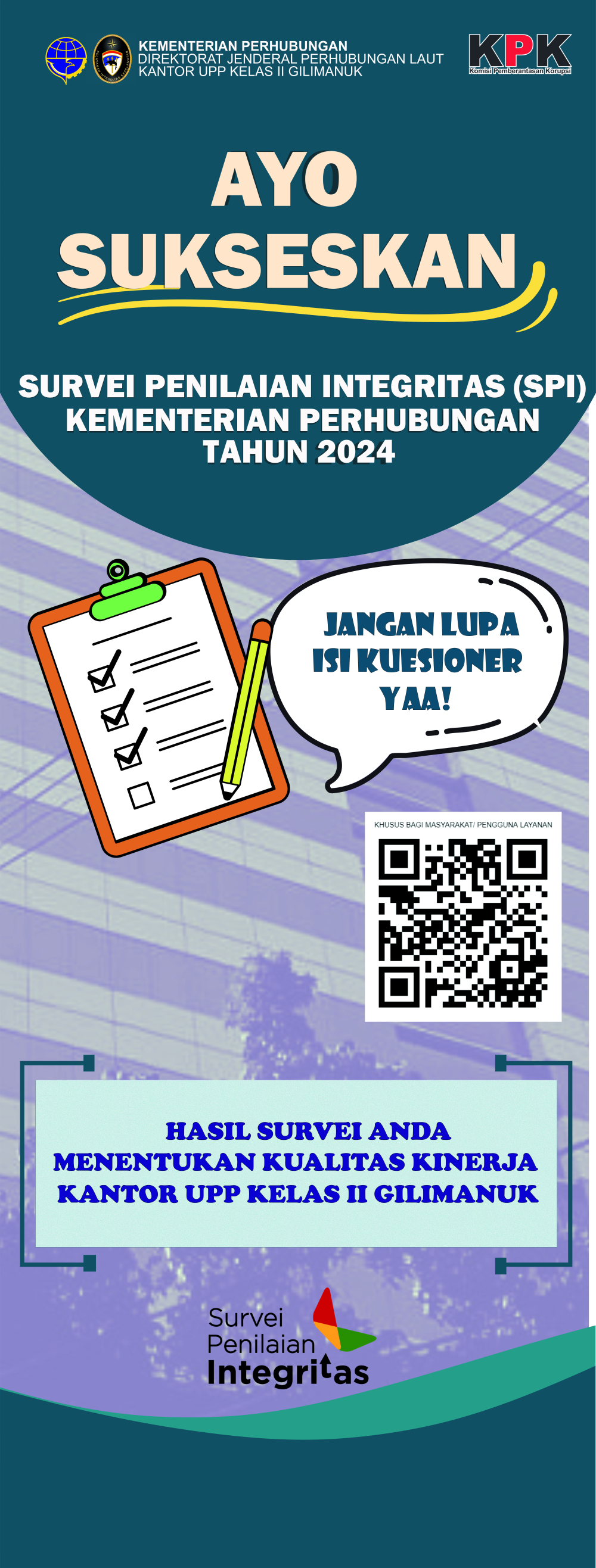 Survei Penilain Integritas Kementerian Perhubungan 2024