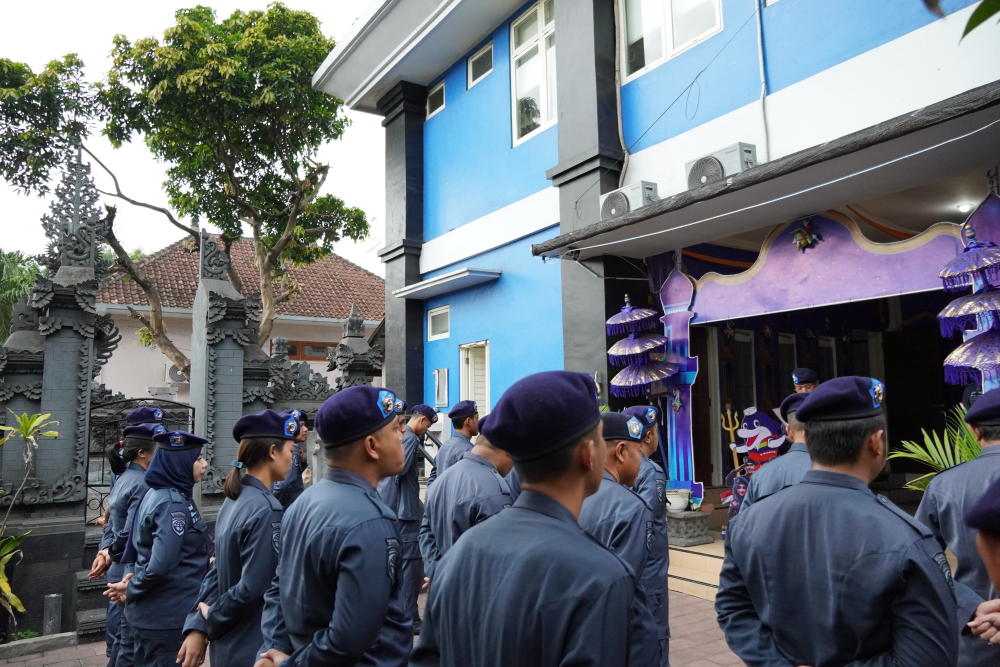 Apel Pembukaan Posko Lebaran 2024