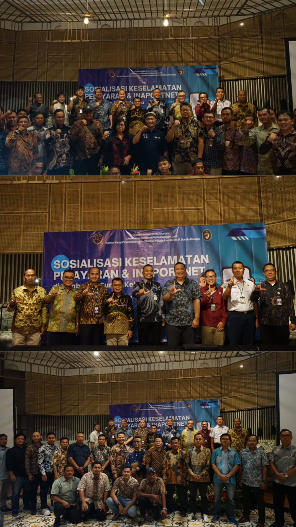 Antisipasi Cuaca Ekstrim Akhir Tahun, KSOP Sunda Kelapa Gelar  Sosialisasi Keselamatan Pelayaran dan Inaportnet