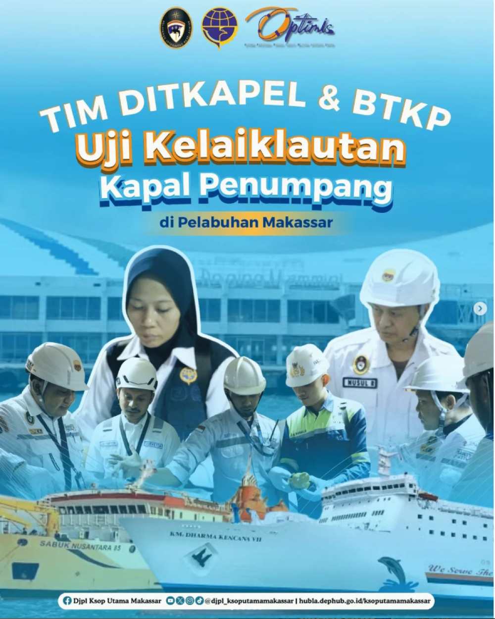Direktorat Jenderal Perhubungan Laut Kementerian Perhubungan bersiap hadapi Angkutan Natal 2024 dan Tahun Baru 2025 dengan melaksanakan Uji kelaiklautan kapal penumpang sejak 1 November 2024 sesuai dengan Instruksi Dirjen Hubla No:IR-DJPL 7 Tahun 2024.