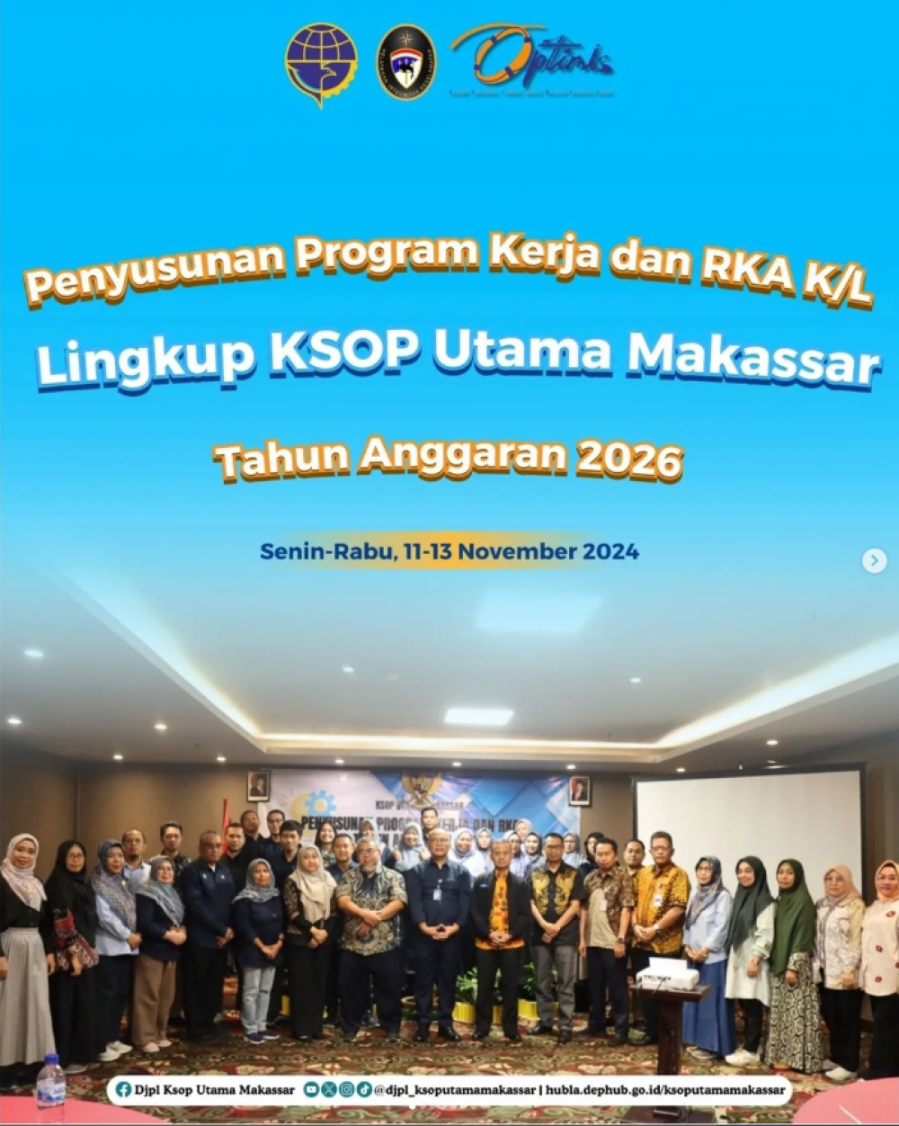 Penyusunan Program Kerja dan RKA K/L T.A. 2026 Lingkup KSOP Utama Makassar.