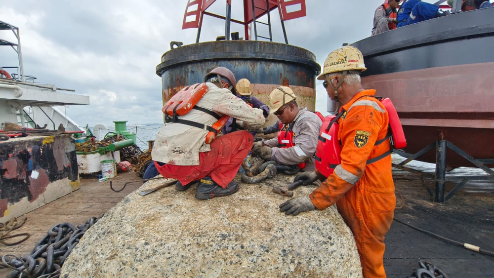 Perawatan Pelampung Suar Buffalow Rock