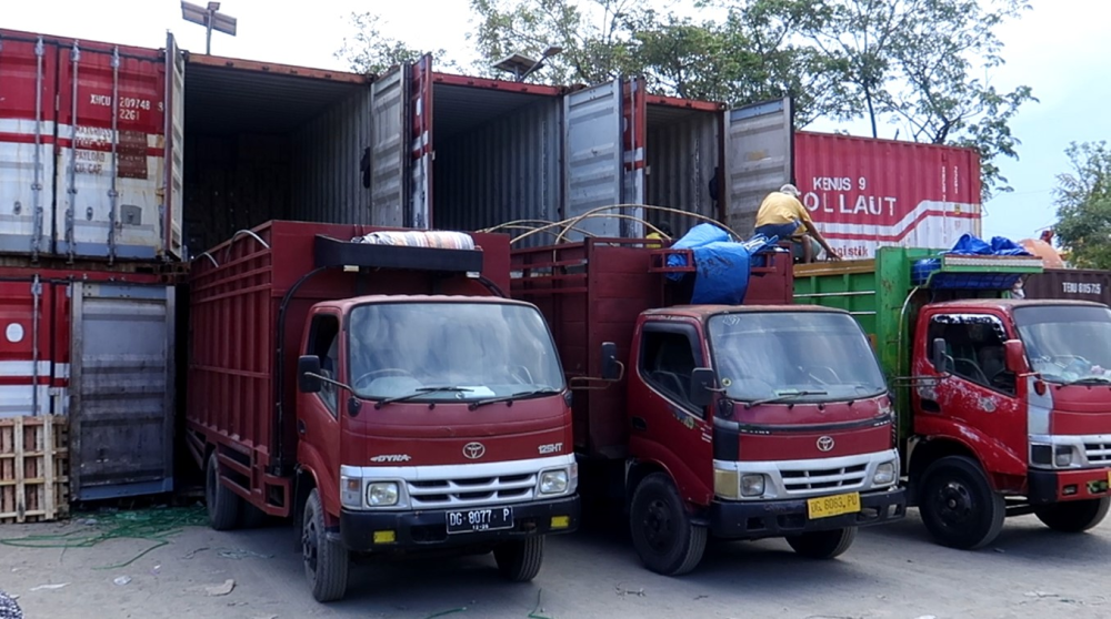 Voyage ke-10 Kapal Tol Laut KM. KENDHAGA NUSANTARA 9 Tiba di Babang, Bawa Muatan Baru dan Kembali ke Surabaya