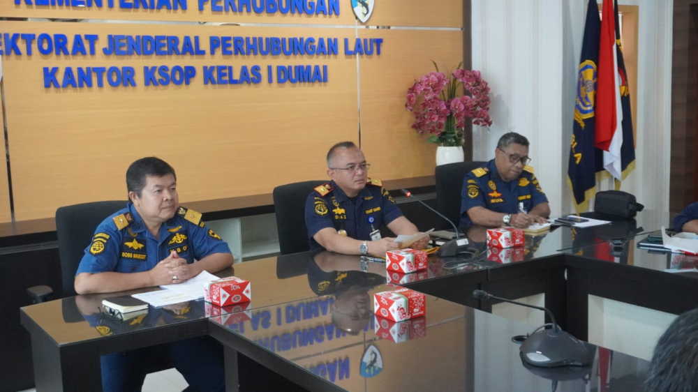 RAPAT PENETAPAN TATA KELOLA ANTARMODA TRANSPORTASI DI TERMINAL PENUMPANG PELABUHAN DUMAI