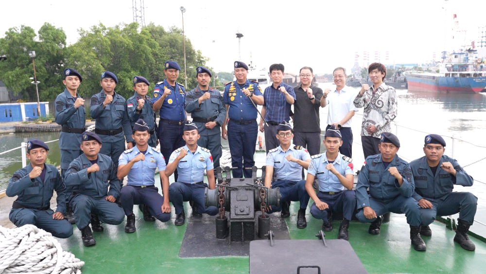 Pangkalan PLP Kelas I Tanjung Priok menerima Kunjungan Kerja Sama dengan KR Engineering Co. LTD Korea Selatan.