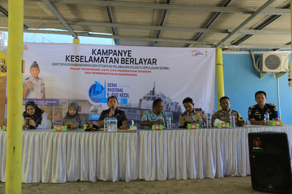 KEMENHUB BUKA GERAI E-PAS KECIL GRATIS BAGI 64 PEMILIK KAPAL NELAYAN DI DAERAH KEPULAUAN SERIBU