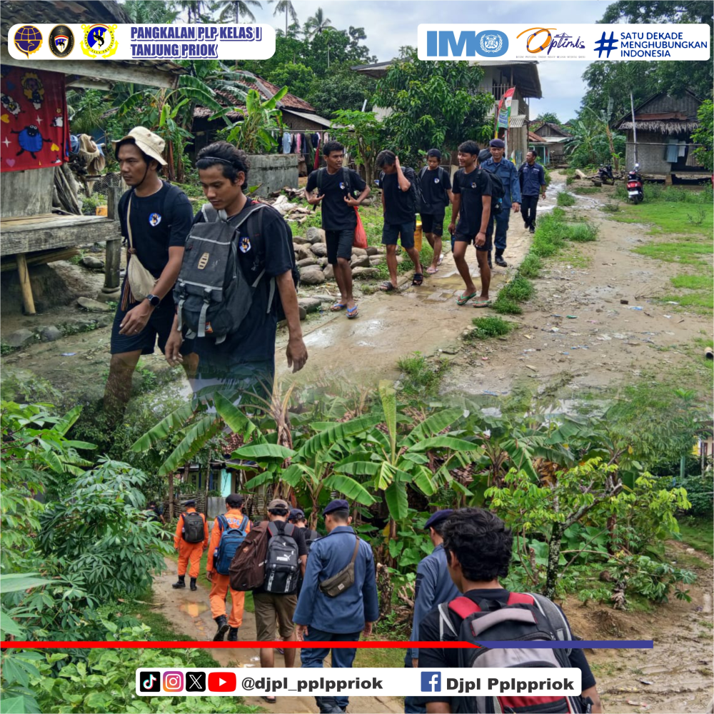 KPLP KEMENHUB BERHASIL SELAMATKAN 19 AWAK KAPAL MV FELYA YANG TERDAMPAR DI UJUNG KULON