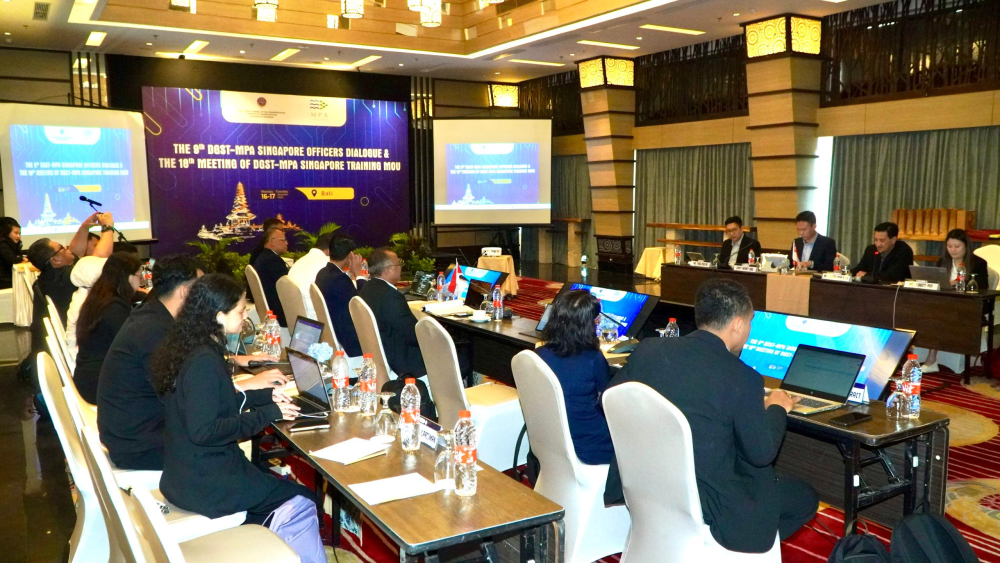 INDONESIA DAN SINGAPURA KEMBALI BERTEMU BAHAS KERJASAMA DI BIDANG MARITIM