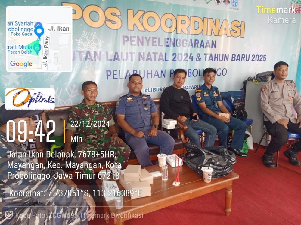 GIAT PAM POS KOORDINASI ANGKUTAN LAUT NATARU 2024/2025, KSOP KELAS IV PROBOLINGGO DAN STAKEHOLDER MELAKSANAKAN PENGAWASAN KESELAMATAN DAN KEAMANAN PELAYARAN KAPAL PENYEBRANGAN TRADISIONAL