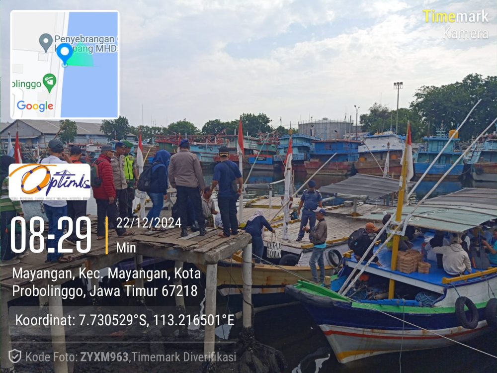 GIAT PAM POS KOORDINASI ANGKUTAN LAUT NATARU 2024/2025, KSOP KELAS IV PROBOLINGGO DAN STAKEHOLDER MELAKSANAKAN PENGAWASAN KESELAMATAN DAN KEAMANAN PELAYARAN KAPAL PENYEBRANGAN TRADISIONAL