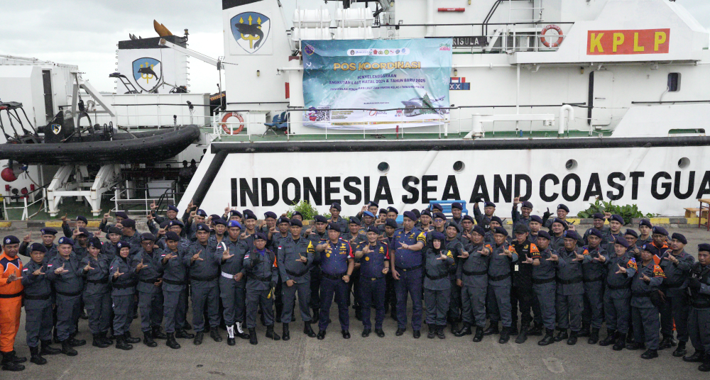 APEL GELAR PASUKAN KESIAGAAN PEMBUKAAN POSKO WASPAM ANGKUTAN LAUT NATAL 2024 DAN TAHUN BARU 2025