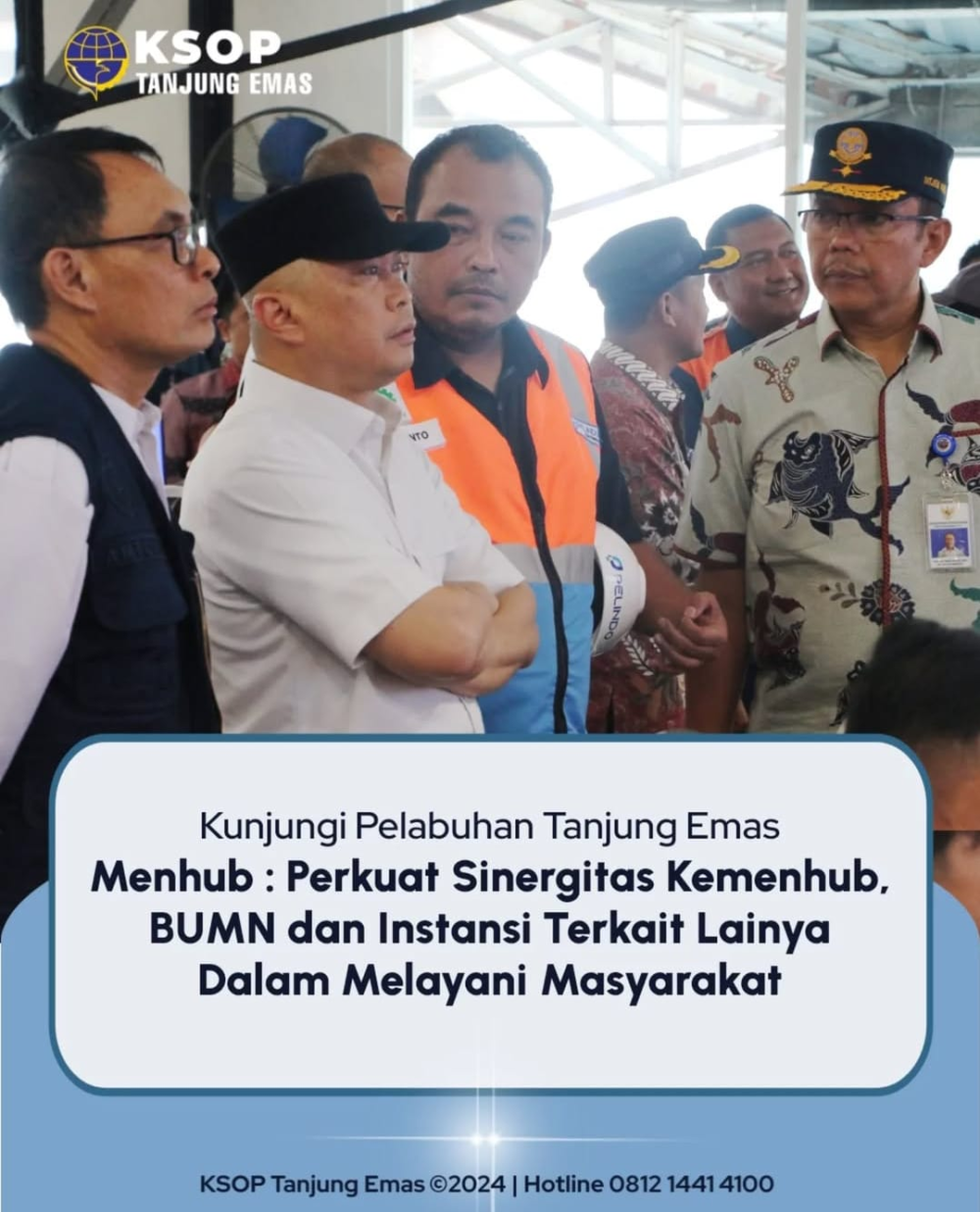 Menhub Tinjau Pelabuhan Tanjung Emas