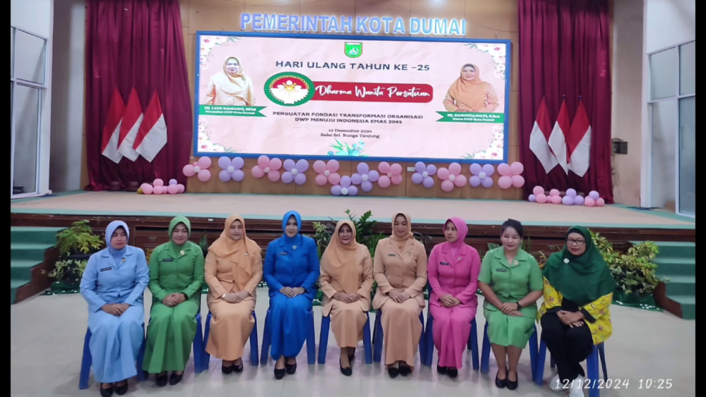 PUNCAK PERINGATAN HUT DWP KE 25 KOTA DUMAI TAHUN 2024