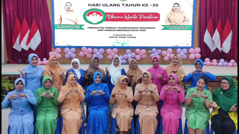 PUNCAK PERINGATAN HUT DWP KE 25 KOTA DUMAI TAHUN 2024
