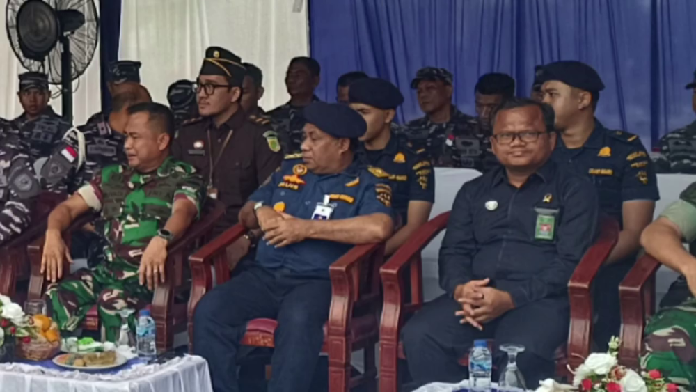 KSOP KELAS I DUMAI MENGHADIRI PERESMIAN KAMPUNG BAHARI NUSANTARA DI LANAL DUMAI