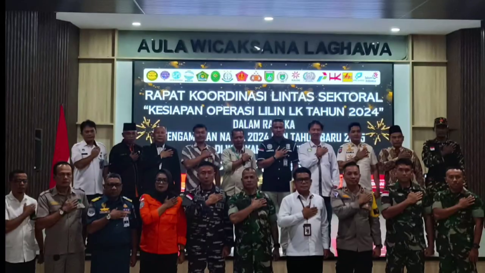 RAPAT KOORDINASI LiINTAS SEKTORAL KESIAPAN OPERASI LILIN LK TAHUN 2024 DI POlRES DUMAI