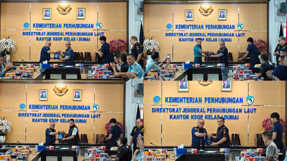 RAPAT EVALUASI PENYELENGGARAAN ANGKUTAN LAUT NATAL 2024 dan TAHUN BARU 2025 DI PELABUHAN  DUMAI