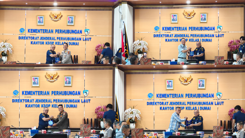 RAPAT EVALUASI PENYELENGGARAAN ANGKUTAN LAUT NATAL 2024 dan TAHUN BARU 2025 DI PELABUHAN  DUMAI
