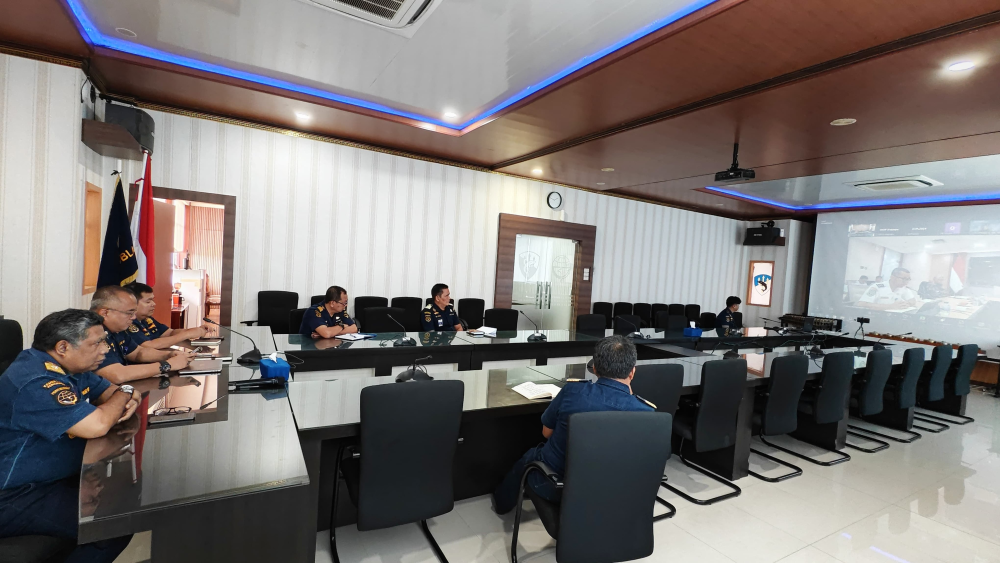 KANTOR KSOP Kelas I Dumai mengikuti kegiatan rapat Pembahasan Rencana Penyusunan Peraturan Pelaksanaan dari UU No. 66 Tahun 2024
