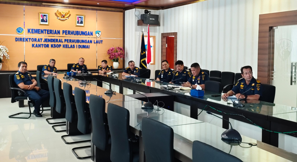 KANTOR KSOP Kelas I Dumai mengikuti kegiatan rapat Pembahasan Rencana Penyusunan Peraturan Pelaksanaan dari UU No. 66 Tahun 2024