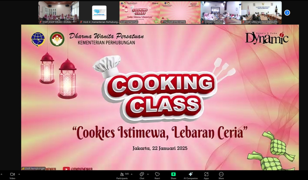DWP kantor KSOP KELAS I DUMAI MENGIKUTI KEGIATAN COOKING CLASS