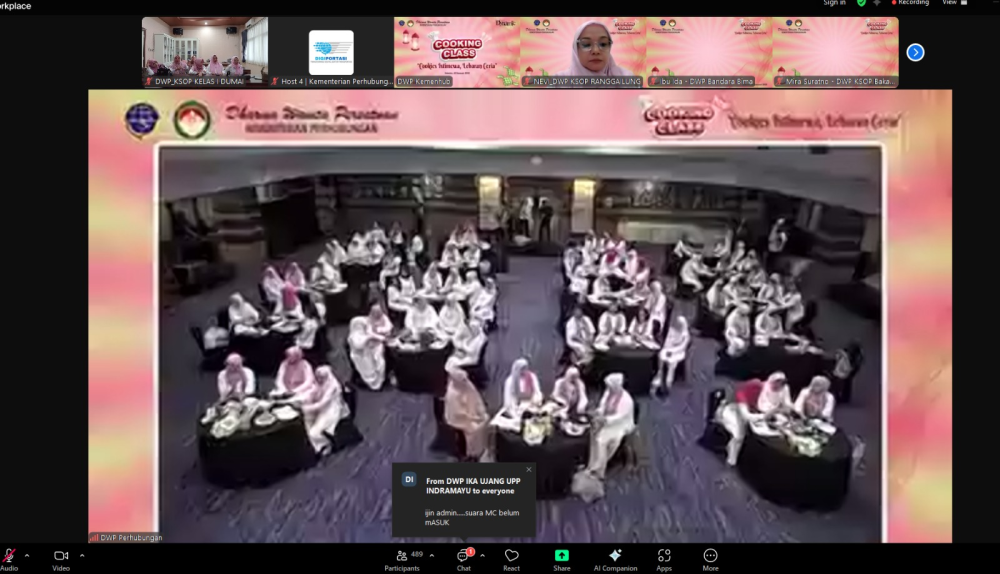DWP kantor KSOP KELAS I DUMAI MENGIKUTI KEGIATAN COOKING CLASS