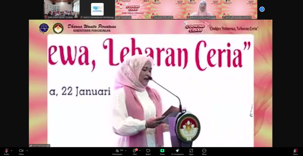 DWP kantor KSOP KELAS I DUMAI MENGIKUTI KEGIATAN COOKING CLASS