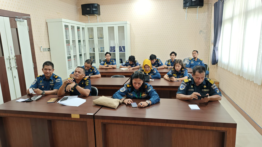 Kantor KSOP Kelas I Dumai mengikuti Kegiatan Sosialisasi Instruksi Dirjen Hubla Nomor IR - DJPL 1 Tahun 2025 tentang Uji Kelaiklautan Kapal Penumpang Angkutan Lebaran Tahun 2025