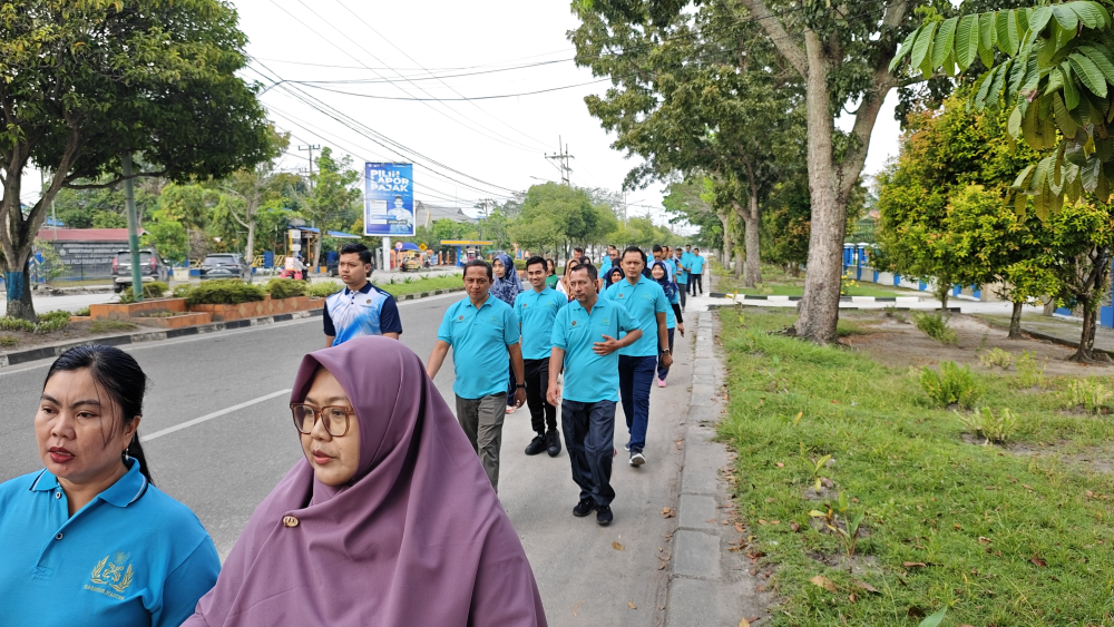 KANTOR KSOP KELAS I DUMAI MELAKUKAN KEGIATAN JALAN SANTAI