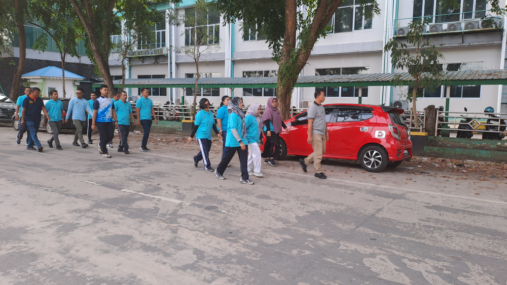 KANTOR KSOP KELAS I DUMAI MELAKUKAN KEGIATAN JALAN SANTAI